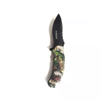 Skladací turistický nôž Kandar, viacfarebný, 23 cm
