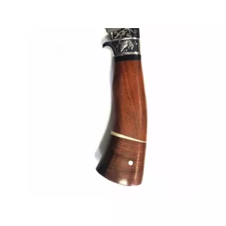 Turistický nôž so zdobenou čepeľou Kandar, 28,5 cm
