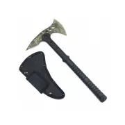 Sekera jednoručná (tomahawk), 38 cm, Maskáčová, Zelená