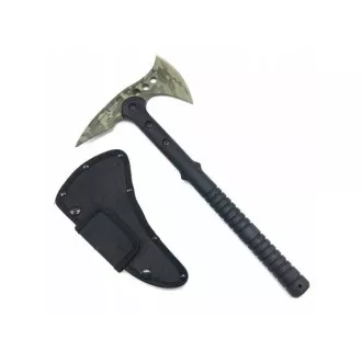 Sekera jednoručná (tomahawk), 38 cm, Maskáčová, Zelená