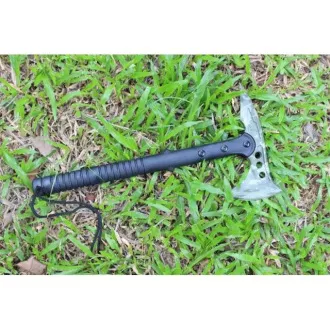 Sekera jednoručná (tomahawk), 38 cm, Maskáčová, Zelená