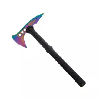 Sekera jednoručná (tomahawk), 38 cm, Maskáčová, Zelená