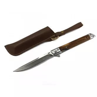 Skladací vreckový nôž s puzdrom, 21 cm