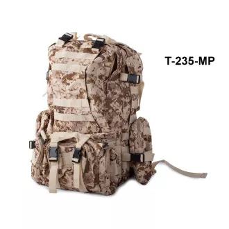 Maskáčový batoh Lynx, vojenská kamufláž - 48.5 l, Maskáč púštny