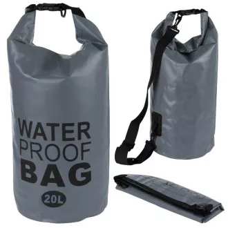 Vodotesný vak Dry Bag 20 l, Čierna