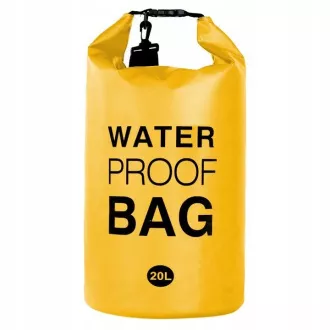 Vodotesný vak Dry Bag 20 l, Sivá