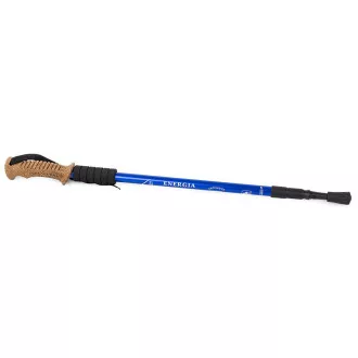 Trekingové palice Nordic Walking s ergonomickou, korkovou rukoväťou, 135 cm, 2 ks, Čierna