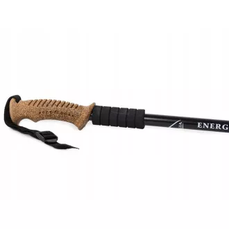 Trekingové palice Nordic Walking s ergonomickou, korkovou rukoväťou, 135 cm, 2 ks, Modrá
