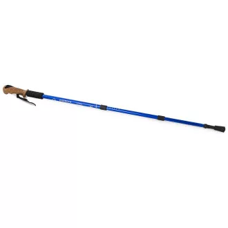 Trekingové palice Nordic Walking s ergonomickou, korkovou rukoväťou, 135 cm, 2 ks, Modrá