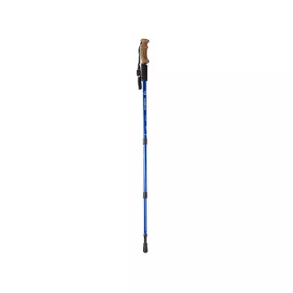Trekingové palice Nordic Walking s ergonomickou, korkovou rukoväťou, 135 cm, 2 ks, Modrá