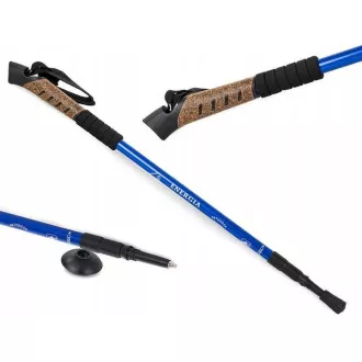 Trekingové palice Nordic Walking s korkovou rukoväťou, 135 cm, 2 ks, Modrá Trekingové palice Nordic Walking s korkovou rukoväťou, 135 cm, 2 ks, Modrá