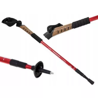Trekingové palice Nordic Walking s korkovou rukoväťou, 135 cm, 2 ks, Modrá Trekingové palice Nordic Walking s korkovou rukoväťou, 135 cm, 2 ks, Modrá