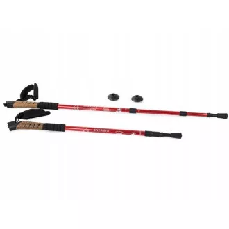 Trekingové palice Nordic Walking s korkovou rukoväťou, 135 cm, 2 ks, Modrá Trekingové palice Nordic Walking s korkovou rukoväťou, 135 cm, 2 ks, Modrá