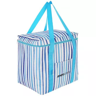 Termotaška ENERO CAMP 32x25x35 cm, 28 l, modré pruhy