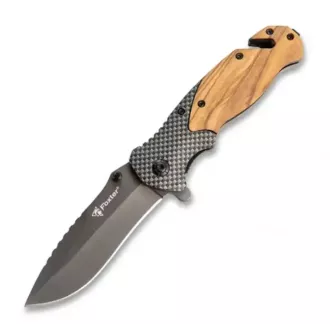 FOXTER Skladací záchranársky poľovný nôž, 21 cm