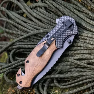 FOXTER Skladací záchranársky poľovný nôž, 21 cm