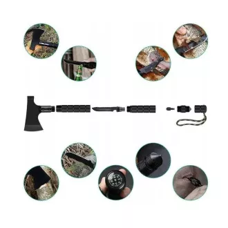 FOXTER Skladacia survival sekera, 41 cm