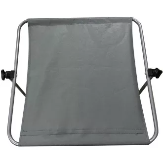 Skladacie plážové lehátko kreslo na kolieskach, 116x62x62-90 cm, šedé Skladacie plážové lehátko kreslo na kolieskach, 116x62x62-90 cm, šedé