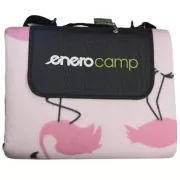 Pikniková deka ENERO CAMP 250x200 cm s ALU poťahom FLAMINGOS