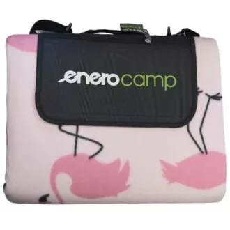 Pikniková deka ENERO CAMP 250x200 cm s ALU poťahom FLAMINGOS