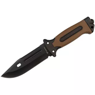 HASTAA Taktický nôž + podpaľovač a brúsik, 28 cm HASTAA Taktický nôž + podpaľovač a brúsik, 28 cm