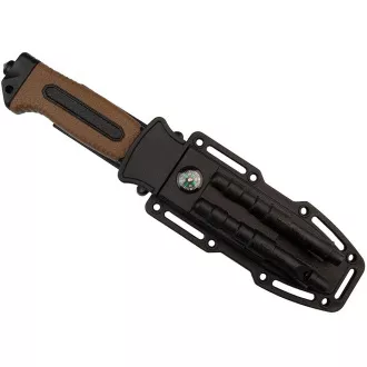HASTAA Taktický nôž + podpaľovač a brúsik, 28 cm HASTAA Taktický nôž + podpaľovač a brúsik, 28 cm