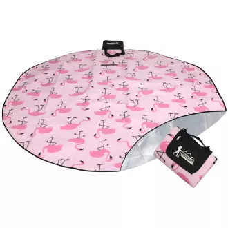 Okrúhla pikniková deka 200 cm s ALU poťahom FLAMINGO Okrúhla pikniková deka 200 cm s ALU poťahom FLAMINGO