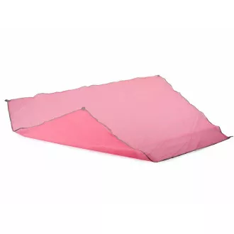 Plážová deka 200x200, ružová, Ružová