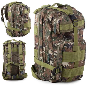 Vojenský turistický batoh 30 l, Čierna