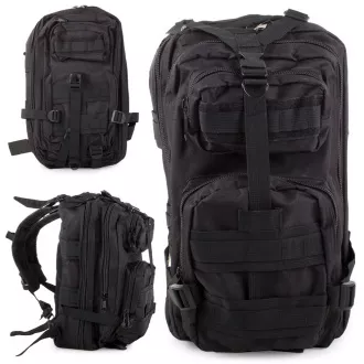 Vojenský turistický batoh 30 l, Čierna