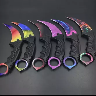Skladací nôž KARAMBIT CS:GO 19,5 cm, Vzor:Žralok