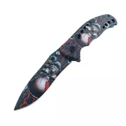 Skladací taktický nôž SKULL 20 cm, Žltá