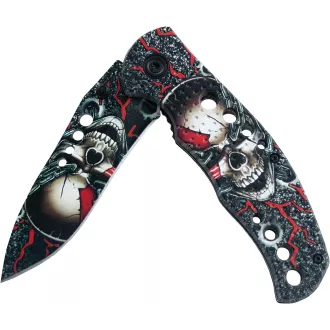Skladací taktický nôž SKULL 20 cm, Žltá