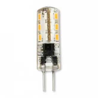 TESLA - LED G4001540-1S, žiarovka G4, 1,5 W, 12 V, 90 lm, 10 000 h, 4000 K studená biela, 360 °
