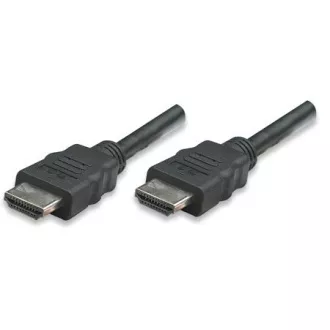 MANHATTAN kábel HDMI s Ethernetom, tienený, 1m, Black