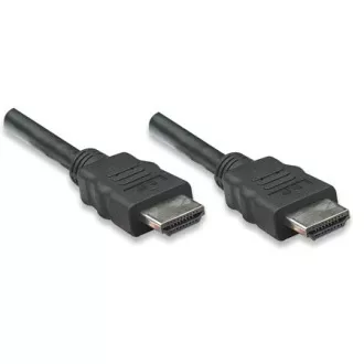 MANHATTAN kábel HDMI s Ethernetom, tienený, 1m, Black