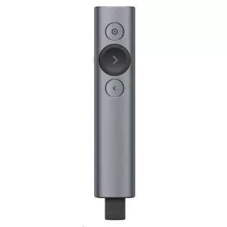 Logitech prezentér Spotlight Plus, Bezdrôtový, Bluetooth, tmavo šedá