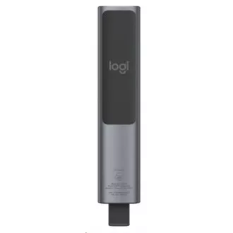Logitech prezentér Spotlight Plus, Bezdrôtový, Bluetooth, tmavo šedá