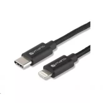 4smarts nabíjací kábel USB-C -> Lightning, čierna 4smarts nabíjací kábel USB-C -> Lightning, čierna