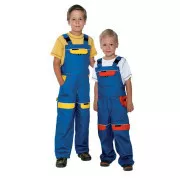 Detské nohavice s trakmi ARDON®COOL TREND modro-žlté | H8700/104