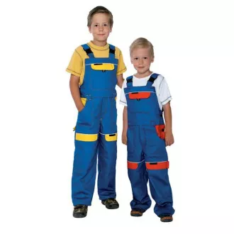 Detské nohavice s trakmi ARDON®COOL TREND modro-žlté | H8700/140