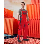 Nohavice s trakmi ARDON®VISION červené skrátené | H9158/3XL