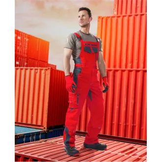 Nohavice s trakmi ARDON®VISION červené predĺžené | H9155/S