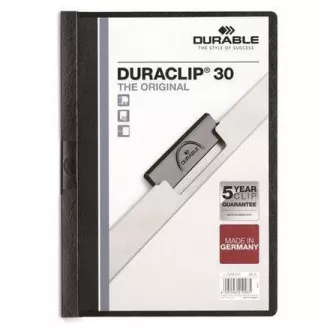 Dosky A4 Duraclip čierne na 30 listov