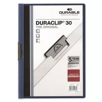 Dosky A4 Duraclip modré na 30 listov Dosky A4 Duraclip modré na 30 listov