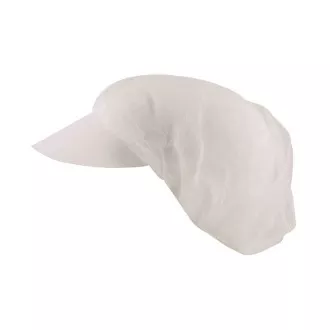 Jednorazová PP čiapka so šiltom ARDON®TINA (100 ks) biela