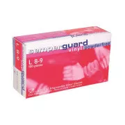 Jednorazové rukavice SEMPERGUARD® VINYL 10/XL - nepudrované - číre | A5054/10