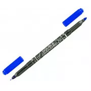 Popisovač Centropen obojstr. 3616 CD/DVD/BD modrý valcový hrot 0,6 a 2,5mm