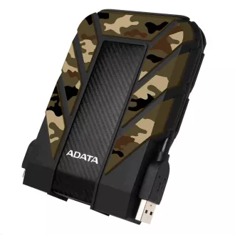 ADATA Externý HDD 2TB 2,5" USB 3.1 DashDrive Durable HD710M Pro, kamufláž (gumový, nárazu/vode/prachu odolný)