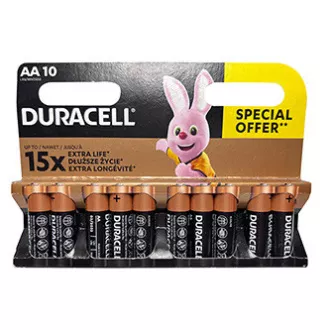 Duracell BASIC Jednorazová alkalická batéria AA, 10-pack